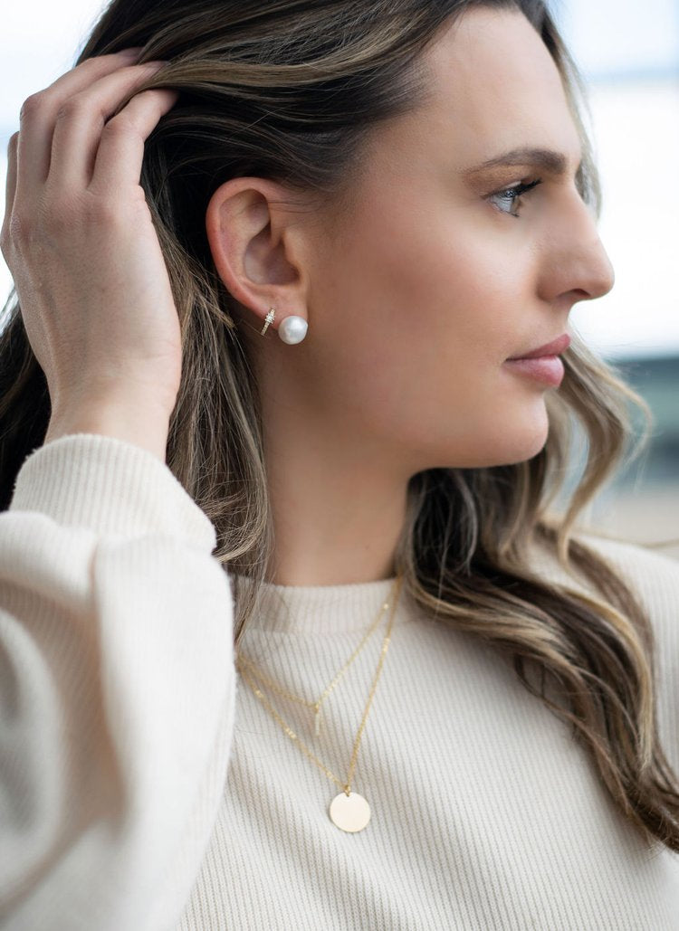 Aurora Freshwater Pearl Studs
