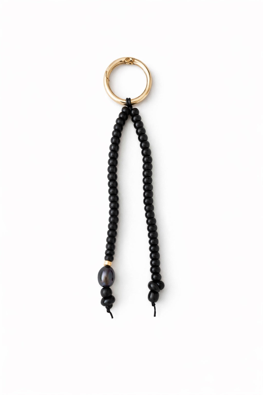 Black Pearl Bag Charm