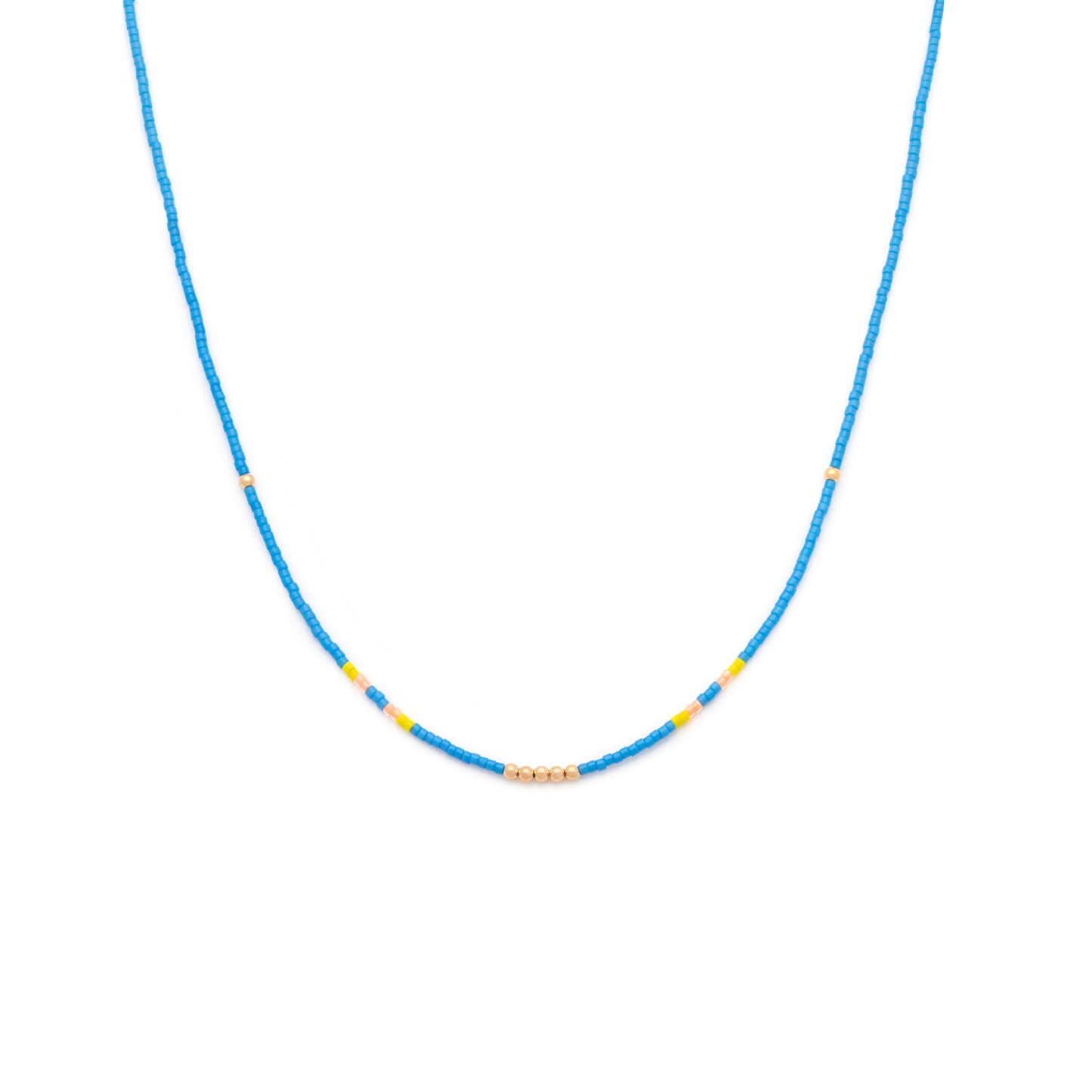 Alex Necklace - Bright Blue