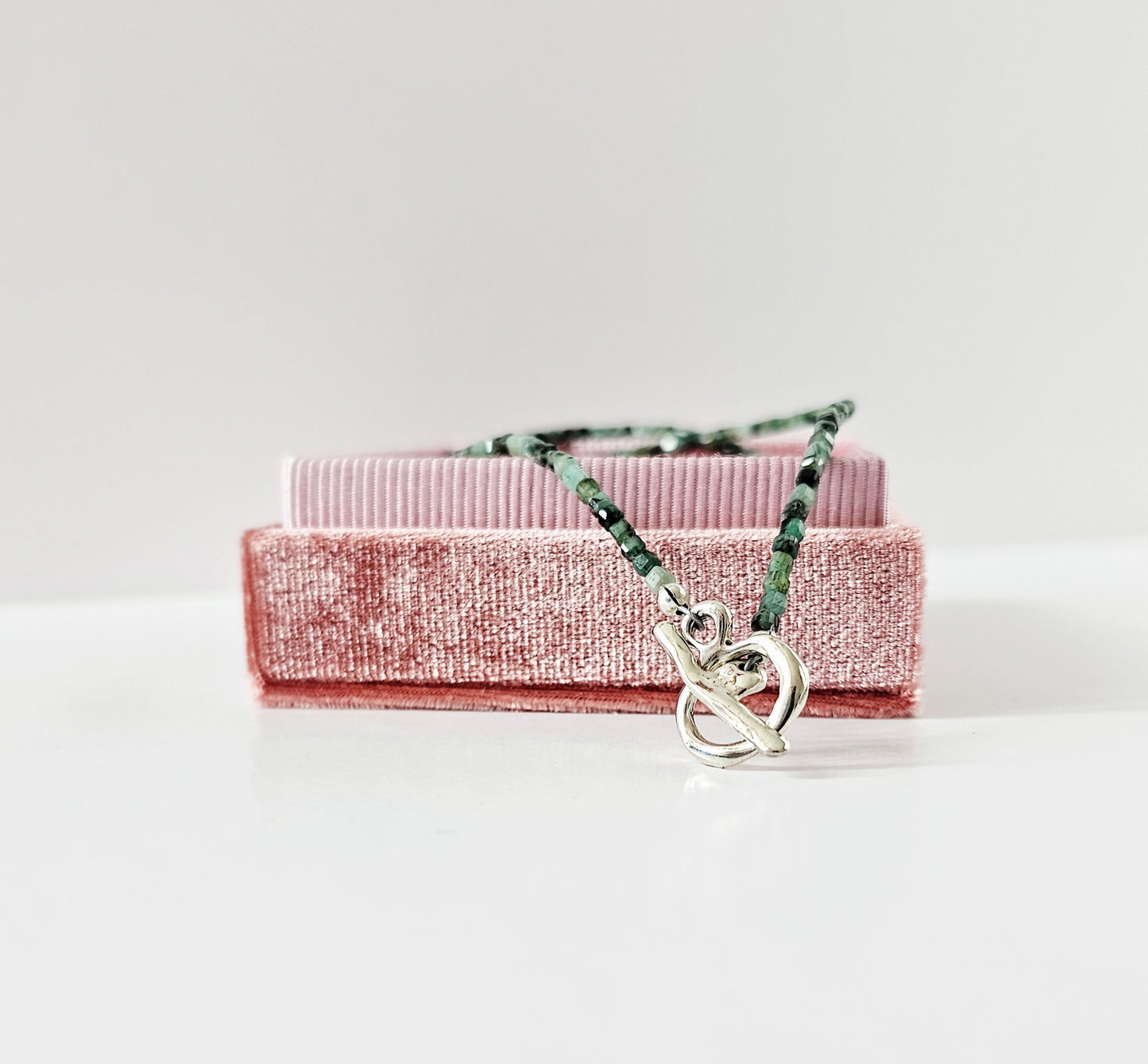 Emerald Toggle Necklace
