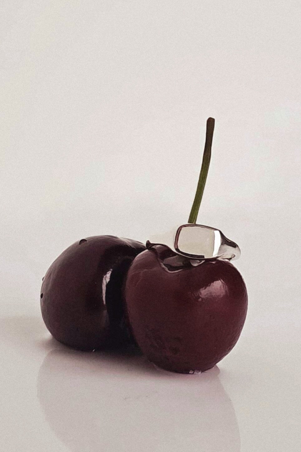 Lune Ring Silver Signet