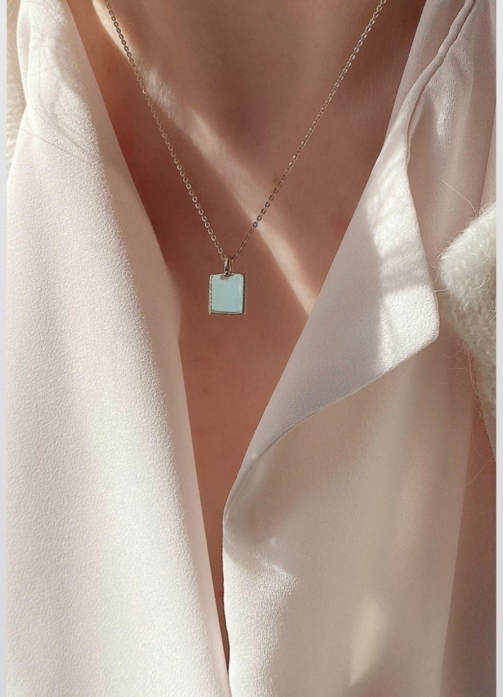 Square Tag Necklace 10k - 14k Coming Soon...