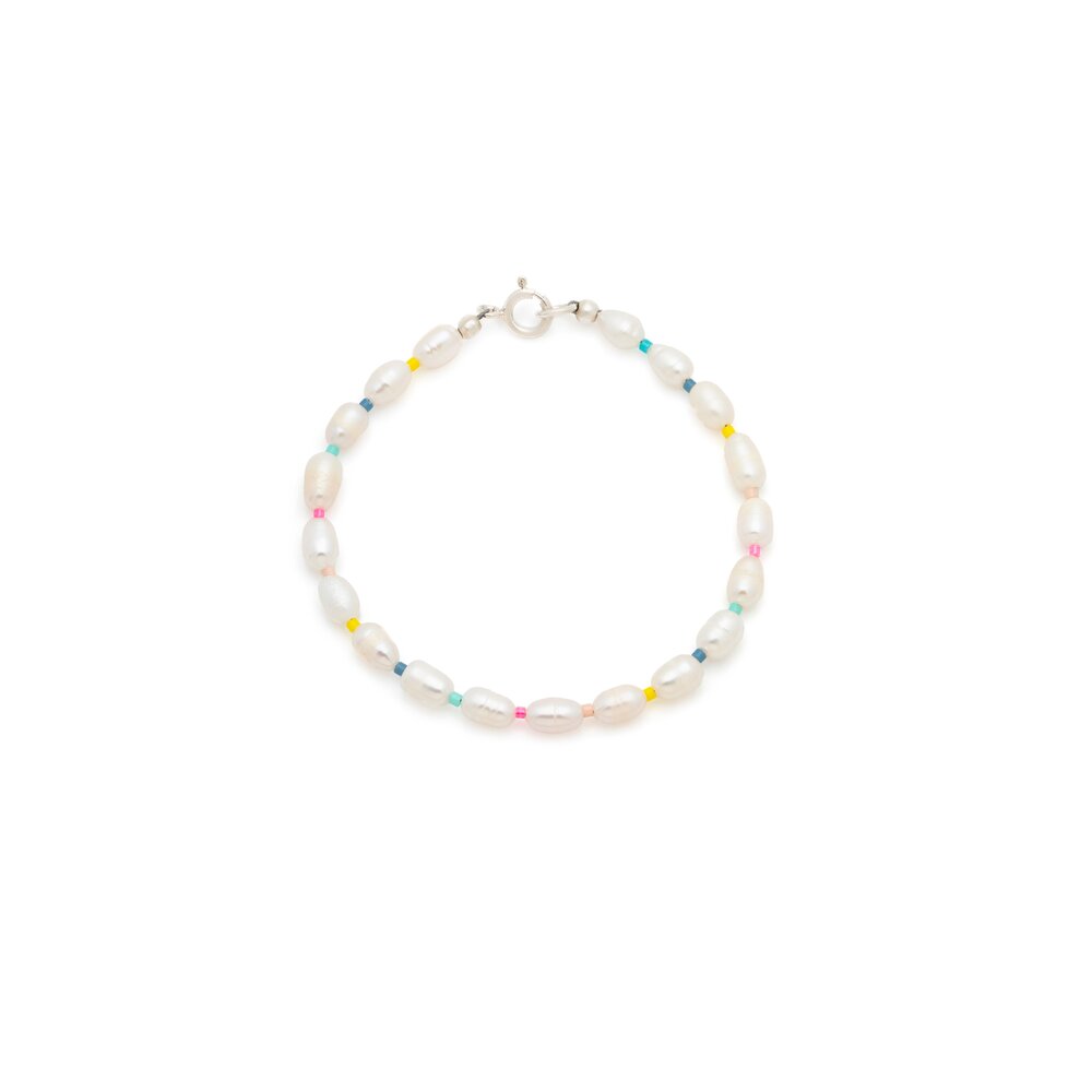 Pearl & Mixed Bead Stacking Bracelet