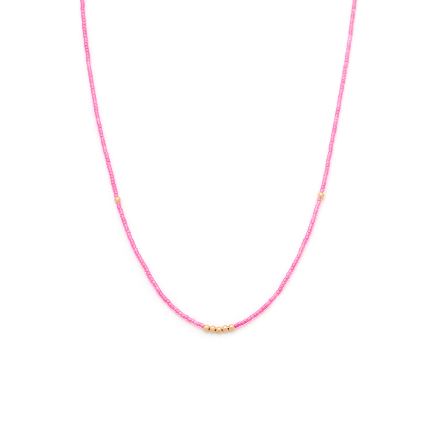 Alex Necklace - Hot Pink