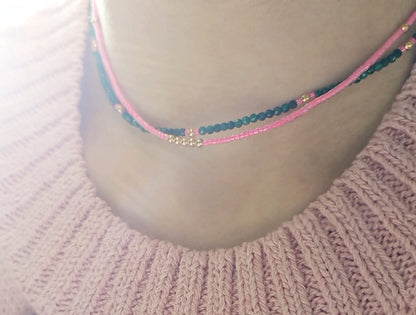 Collier en malachite