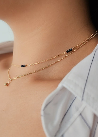 Delicate Sapphire Necklace