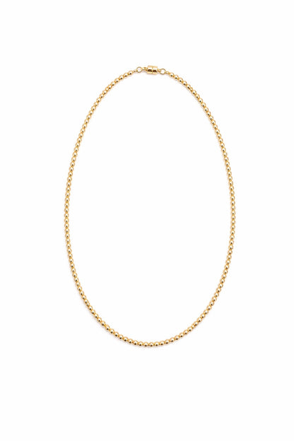 Gold Beaded Necklace