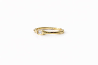 Rose-cut Baguette Diamond Ring