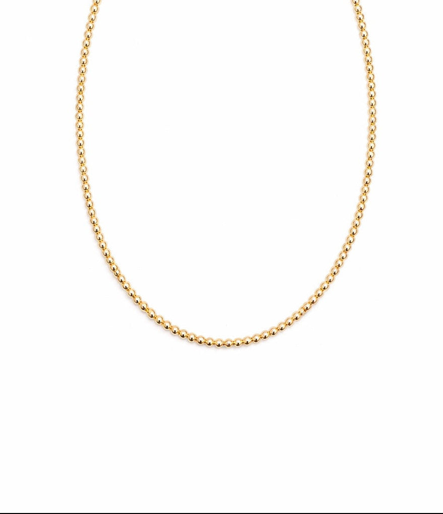 Gold Beaded Necklace