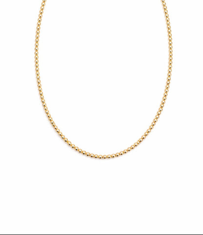 Gold Beaded Necklace