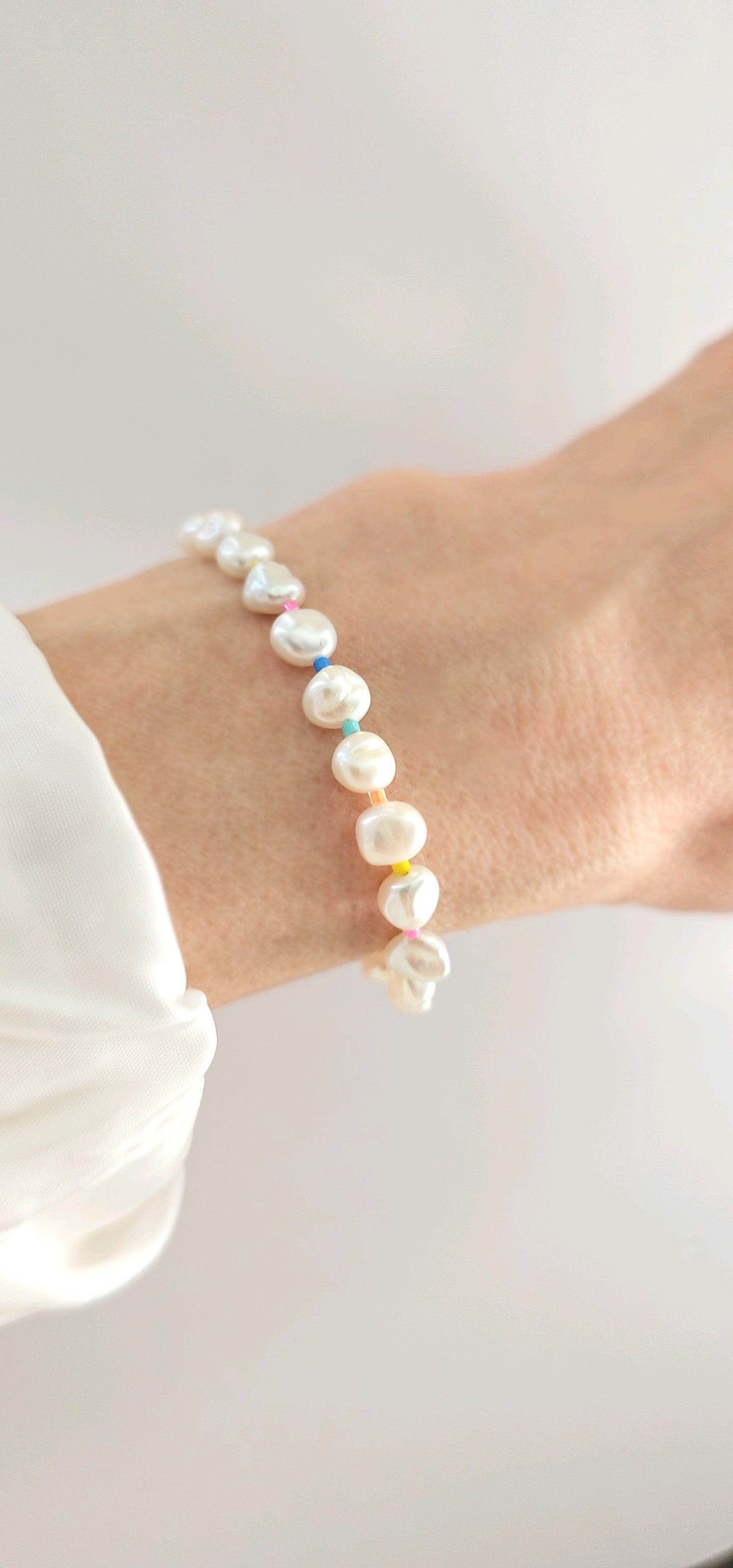 Lei Keshi Pearl Bracelet