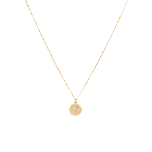 Textured Coin Necklace 10k - 14k Coming Soon...