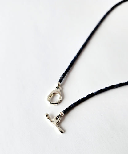 Sapphire Toggle Necklace