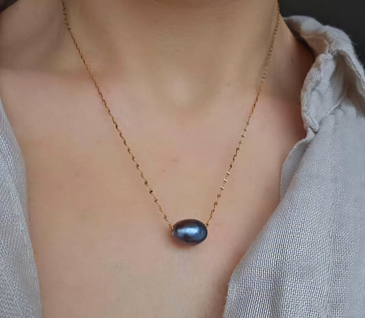 Pearl Slider Necklace
