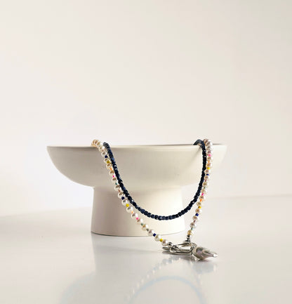 Sapphire Toggle Necklace
