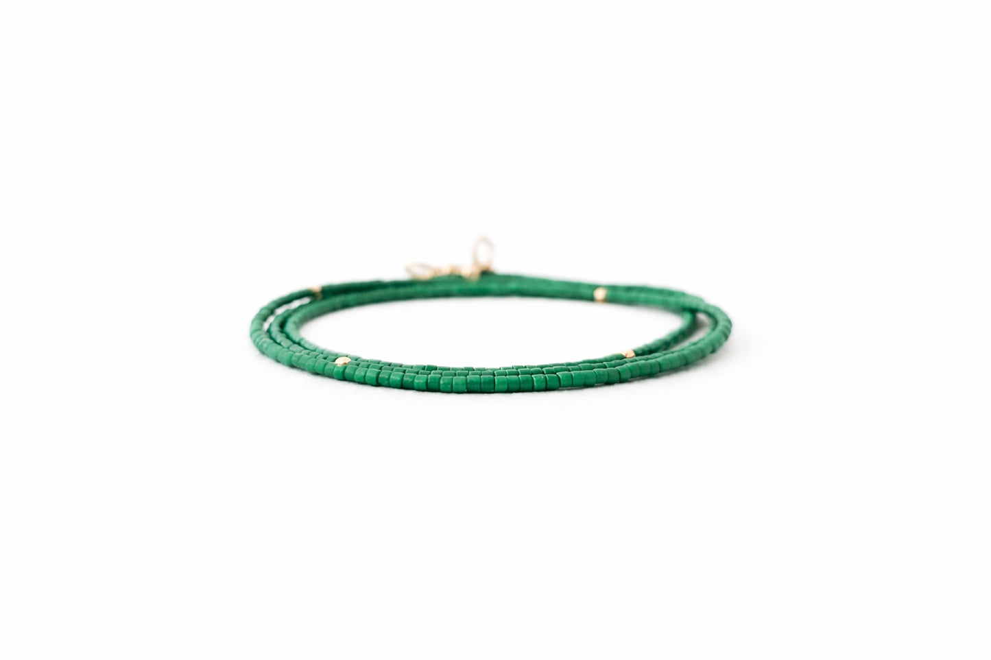 Alex Emerald Wrap Bracelet